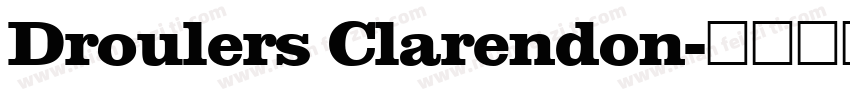 Droulers Clarendon字体转换